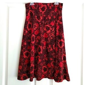 LuLaRoe Azure Skirt New With Tags Size Large